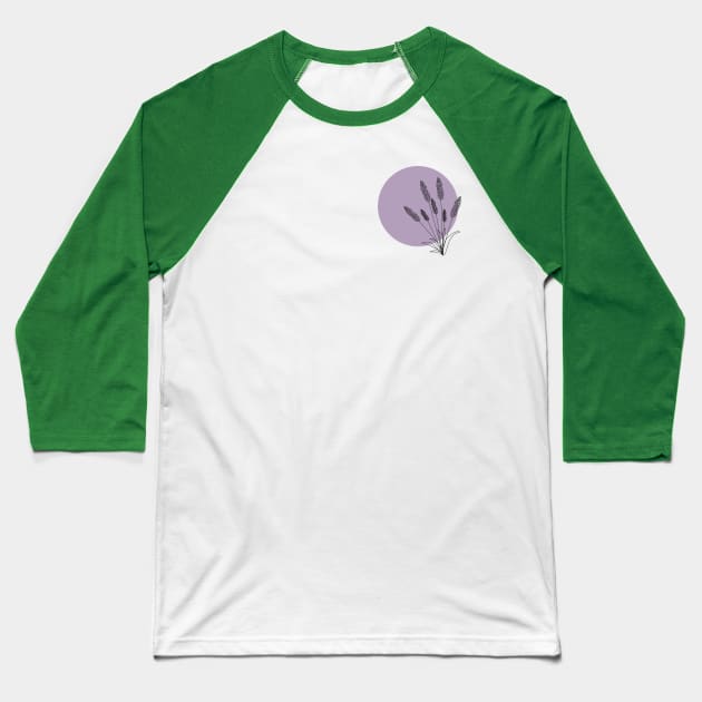 Lavender Baseball T-Shirt by Graphic-Eve